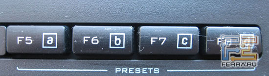 MX3200 Keyboard: F- 2