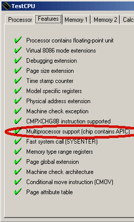 TestCPU, features