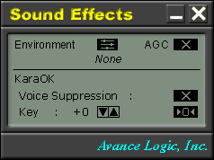Avance Sound Control Panel