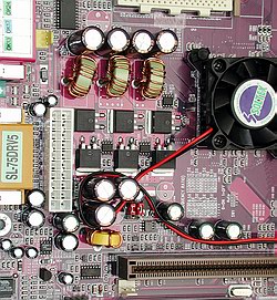 Soltek SL-75DRV5, CPU power supply