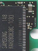 DDR333 Samsung, PCB fragment