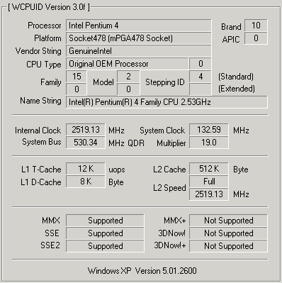 WCPUid 2,53 ���