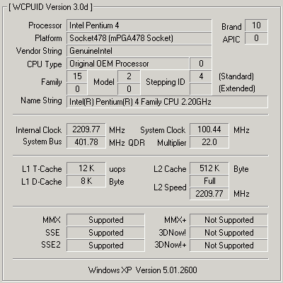 WCPUid 2,2 ���
