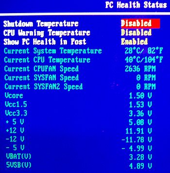 BIOS, monitoring