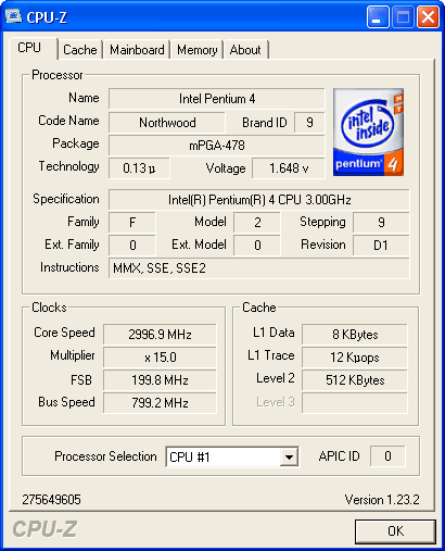 CPUZ - ASRock P4S61