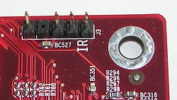 PIN-разъём ИК-порта на плате Foxconn 925XE7AA-8EKRS2