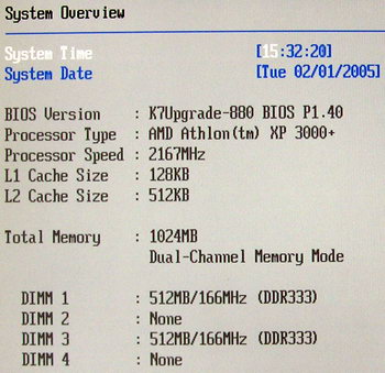 AMI BIOS Setup ����� ASRock K7Upgrade-880