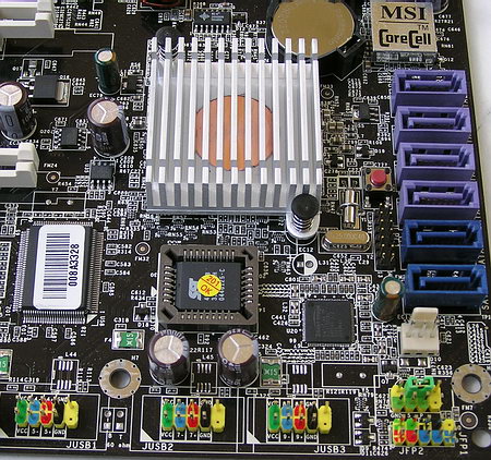 MSI P4N Diamond - два порта интерфейса Serial ATA II