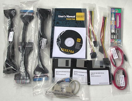 Комплект поставки платы Foxconn 955X7AA-8EKRS2