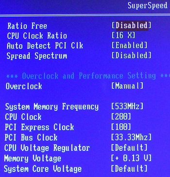 Foxconn 955X7AA-8EKRS2 - Super Utilities (BIOS Features)