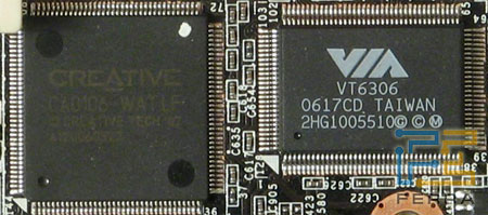 FireWire-���������� VIA VT6306 � �������� ��� Creative CA0106