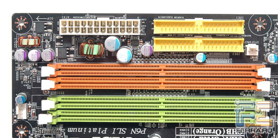 ������ ������� ATX 24-pin, ������� IDE, DIMM
