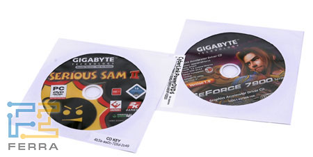 CD �� ��������� �������� Gigabyte GV-NX79T256DP-RH