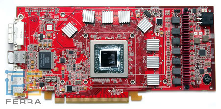 Плата Radeon X1900XTX: вид спереди