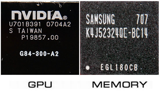 ���� � ������ �� MSI NX8600GT