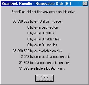��������� ����������� ������ �� ���� ��� Windows 98