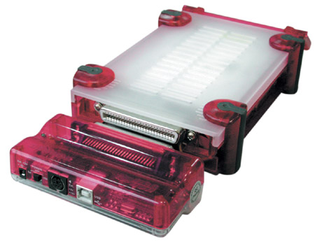 Общий вид мобайл-рэка VP-8058 с USB2IDE-адаптером