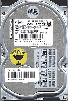 Fujitsu MPG3102AH