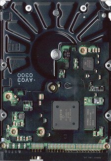 Maxtor DiamondMaxPlus D740X-6L, back view