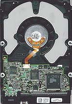 IBM Deskstar 60GXP, back view