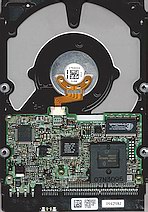 IBM Deskstar 75GXP, back view