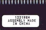 IBM Deskstar 120GXP, Assembly Made in China