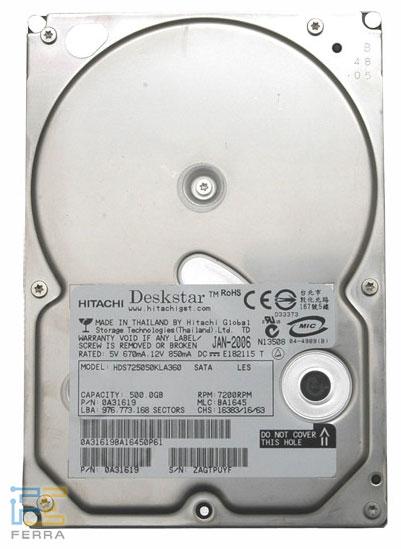 0023 Фото сверху Deskstar 500