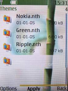 Nokia 6288: настройки и опции 9