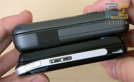 ��������� ���������: ��������� �������� LG KE600 (�����) � Sony Ericsson W830i (������) 1