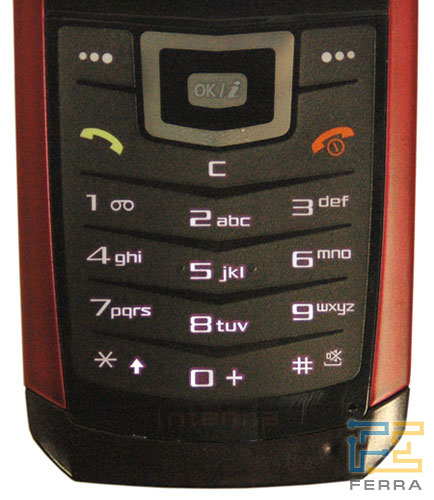 Подсветка клавиатуры Samsung U100
