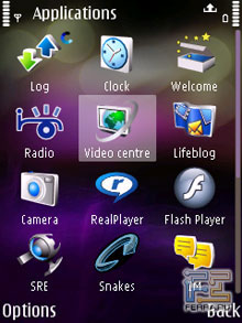 Пользовательский интерфейс Nokia N95 6