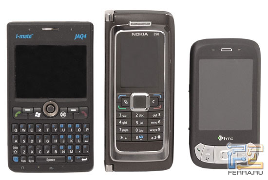 ���������: i-mate JAQ4, Nokia E90, HTC P4350 (����� �������) 2