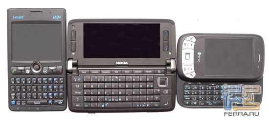 ���������: i-mate JAQ4, Nokia E90, HTC P4350 (����� �������) 4