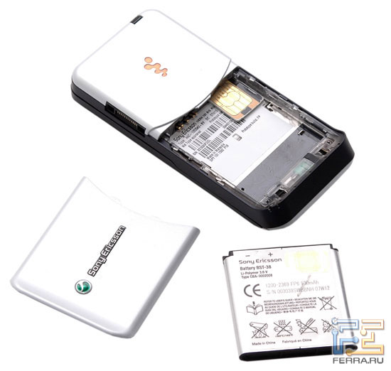 ����������� Sony Ericsson W580i