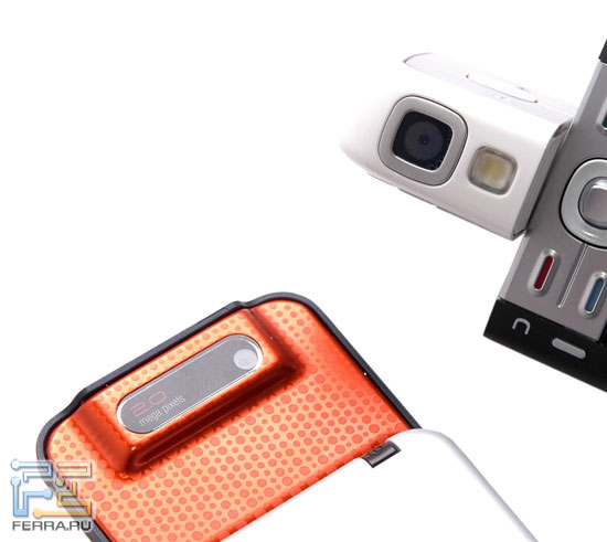��������� Sony Ericsson W580i � Nokia 5700 � �������� Ferra.ru 3