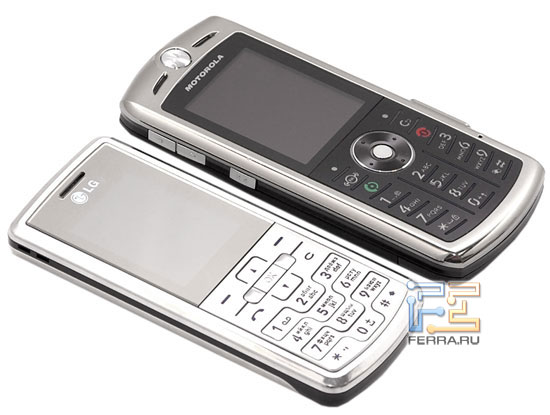 Дизайн LG KE770 Shine и Motorola SLVR L9