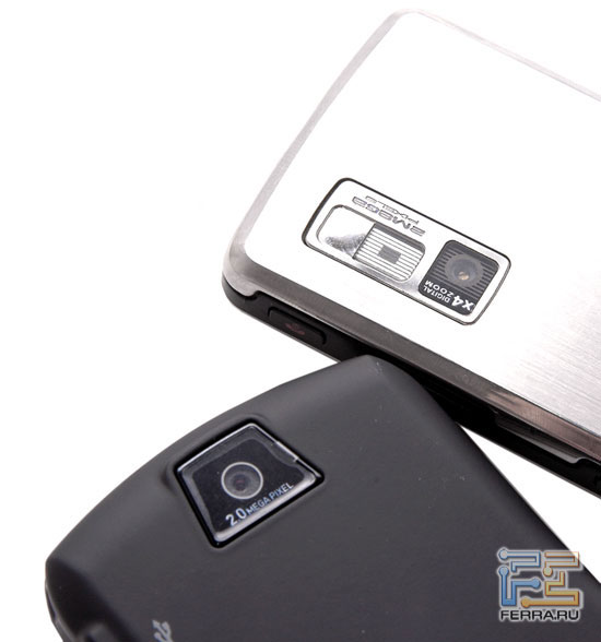 Камеры LG KE770 Shine и Motorola SLVR L9