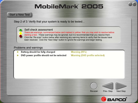 ������������ ������� MobileMark 2005