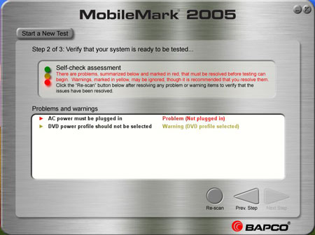 ������������ ������� MobileMark 2005