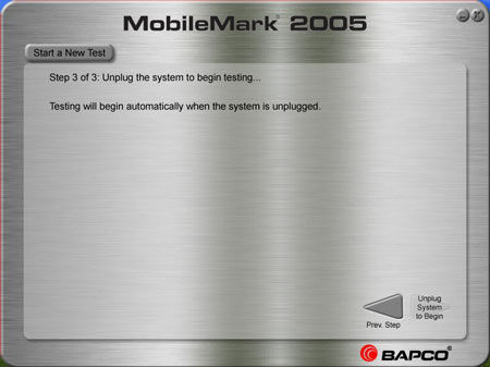 ������������ ������� MobileMark 2005
