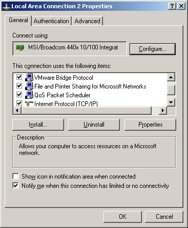 Windows Vista Ipv4 Connectivity Limited