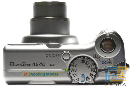 Canon PowerShot A540:      1