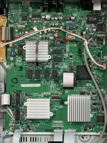 Toshiba HD A2: радиаторы охлаждения
