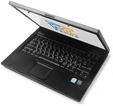 HP Compaq nx6310: в приоткрытом состоянии