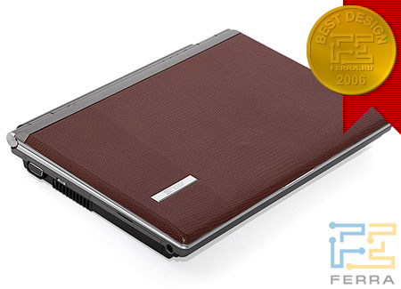 ASUS S6F: кожаное покрытие крышки