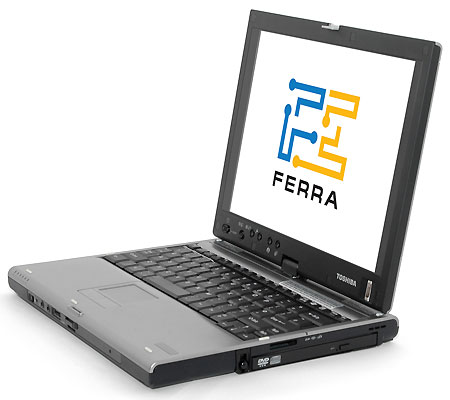 Toshiba Portege M400: вид сбоку