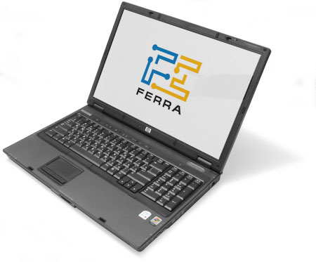 HP Compaq nx9420: вид спереди