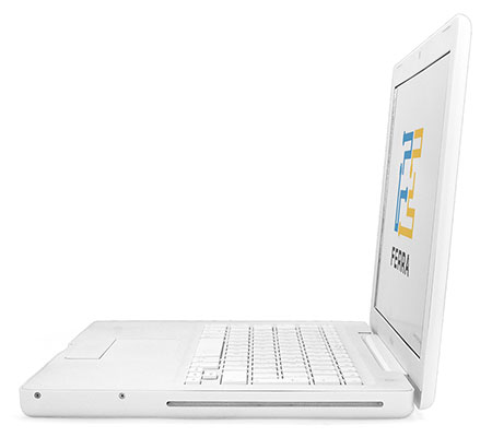 Apple MacBook в профиль