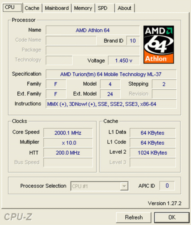 cpuz cpu