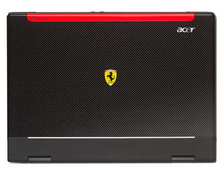 Acer Ferrari 4000: крышка